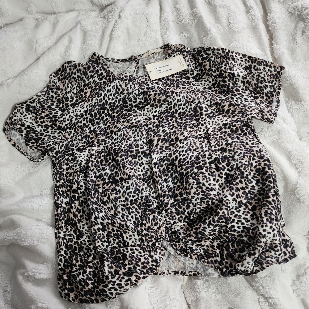Cheetah print top